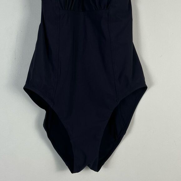 Amoressa Seaborne Sabre One Piece Swimsuit Size 8 NEW Black Slimming - Picture 4 of 9